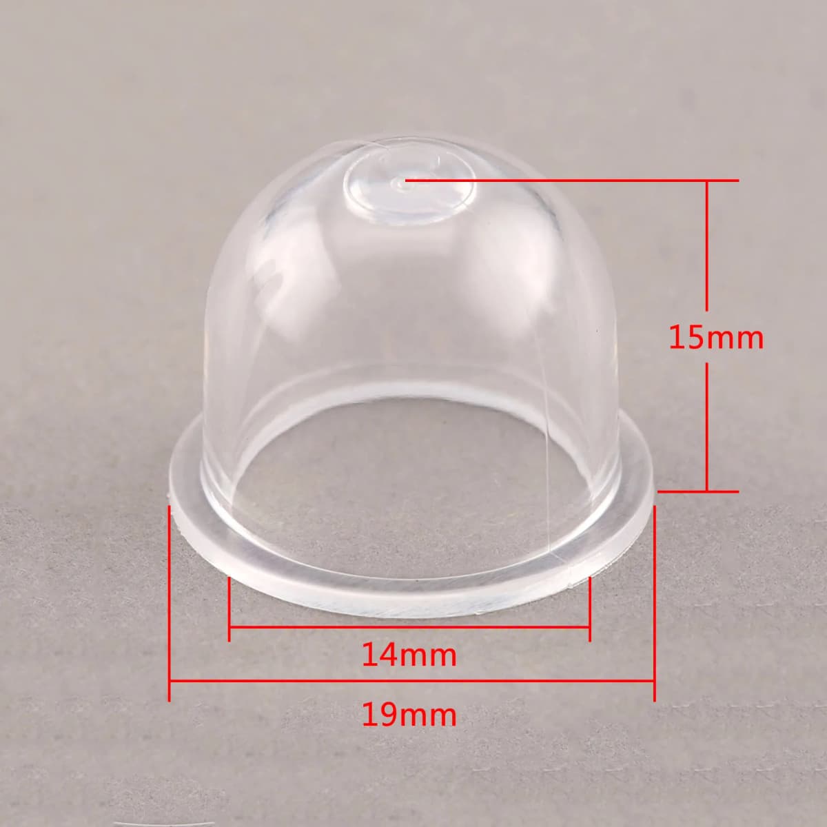 10Pcs 19mm Carburetor Spare Parts Carb Primer Bulbs Cap Small Fuel Pump For Chainsaw Blower Trimmer Brushcutter OD*ID*H=19*14*15
