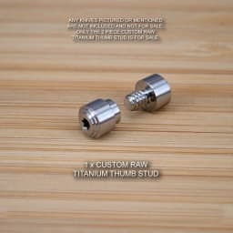 1piece Titanium Alloy Diy Push Knife Nail Screw for BM Bugout 535 Push Knife Rivet Screw Pushing Modified Parts