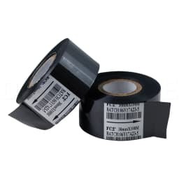 30mmx100m Black Hot Stamping Foil Thermal Transfer Ribbon Resin for Coder Printer Machine, Black Color Ribbon for Coding Machine