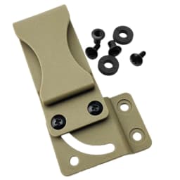 KYDEX Sheath Waist Clip Scabbard Clip Sheath Accessories Outdoor Carry KYDEX Sheath Tool K Sheath Waist Clip with Screws