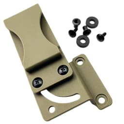 KYDEX Sheath Waist Clip Scabbard Clip Sheath Accessories Outdoor Carry KYDEX Sheath Tool K Sheath Waist Clip with Screws