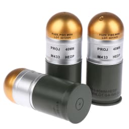1/2/3 pcs M433 HEDP 40mm Cartridge Dummy Grenade Model Mini Storage Case Military Fan Toy Video Props Cos Model Storage Box