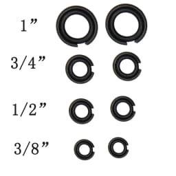 2 Set Wrench Retaining Ring Clip With O-Ring Socket Wrench Snap Ring For Pneumatic Wrench