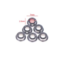 6Pcs 6/7/8/9mm High Speed Stainless Steel 6MM 7MM 8MM 9MM High Precision Ball Bearing For AEG Gearbox