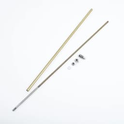 Flexible Shaft High Quality RC Boat Flexible Shaft 4mm CW/CCW Direction with Prop Nut Drive Dog and 350mm Length