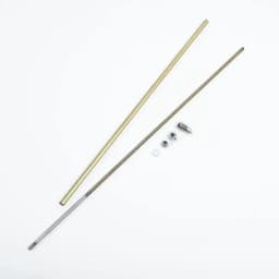 Flexible Shaft High Quality RC Boat Flexible Shaft 4mm CW/CCW Direction with Prop Nut Drive Dog and 350mm Length