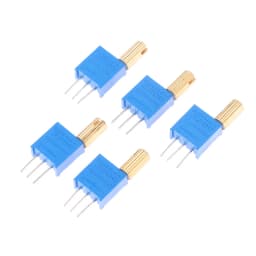 5PCS 3296W Multi-turn Adjustable Potentiometer 1K2K5K10K20K50K100K200K500K1M Metal Shaft Long Handle