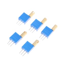5PCS 3296W Multi-turn Adjustable Potentiometer 1K2K5K10K20K50K100K200K500K1M Metal Shaft Long Handle