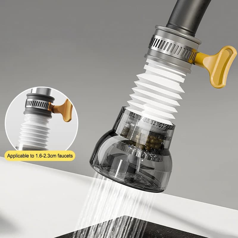 Universal 360 Rotation Faucet Bubbler Swivel Water Saving Economizer Head Shower Kitchen Faucet Nozzle Adapter Sink Accessories