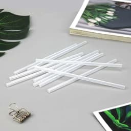 2.6mm to 7mm 100pcs Transparent Plastic Tube PP Tube PC Tube PP Plastic Tube Ball Pen Neutral Core Tube Customize