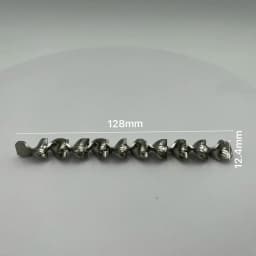 1 Piece Nominal Ø12.5mm Diameter, Length=128mm, 204mm, 243mm Optional, SUS304 Spiral Static Mixer Section
