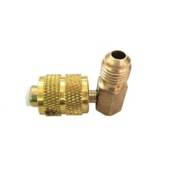 R410a Adapter 5/16" SAE Female to 1/4" SAE Male High Strength Air Conditioning Split Ductless Service Port Adapter