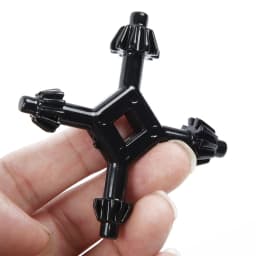 4 In 1 Multifunctional Electric Drill Key Mini Drill Chuck Keys Carbon Steel Drill Chuck Wrench Set Black For Drill Presses 3/8"