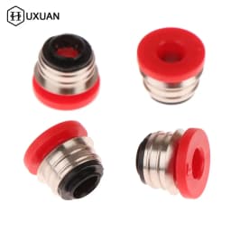 4pcs 3D Printer Parts Pneumatic Fittings Connectors 2*4 PTFE Tube Bowden Quick Plug 1.75mm Filament Hotend Extruder Kit