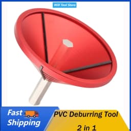 PVC Deburring Tool 2 in 1 Inner Outer CPVC ABS PP PE Pipe Chamfer Reamer Plumbing Tools Pipe Deburring Reamer