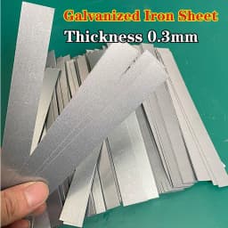 Thick 0.3mm Galvanized Plate Iron Sheet Anti-rust Folding Thin Iron Sheets Rectangular Strip By Magnetic Attraction Can Be Bent