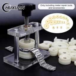 Watch Back Press Tool Set Nylon Prevent Slip 20pcs Fitting Dies Watch Back Case Closer for Watchmaker Watch Repair Tools