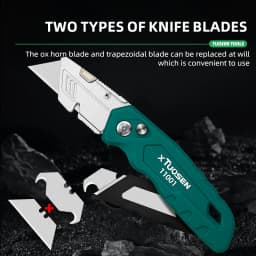 Aluminum Alloy Multifunctional Utility Knife Heavy Duty Box Cutter with Stainless Steel Blade for DIY ,Office