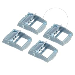4Pcs Outdoor Camping Climbing Zinc Alloy Buckles For Heavy Duty Tie‑down Cargoes Strap Fixed Tensioner 25mm For Cases Luggage
