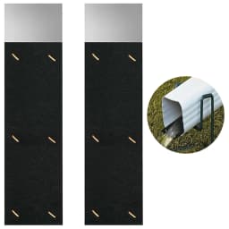 2PCS Rain Gutter Downpipe Muffler Portable Gutter Insert Adjustable Drainage Ditch Noise Reducer Multifunctional Household