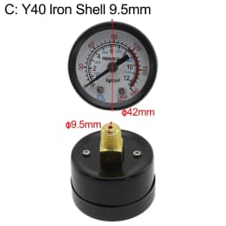 Y40 Y50 0-180PSI Gas Water Fuel Liquids Meter Pressure Gauge For Air Compressor