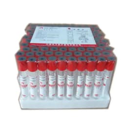 100pcs/lot 10ml PET/Glass Disposable Glass Vacuum No Anticoagulant Vacuum Blood Collection Tube Vacutainer