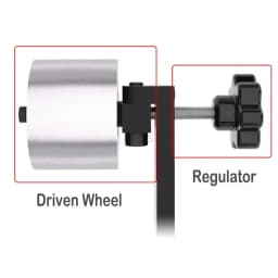 φ68*50mm Belt Grinder Aluminium Wheel with Sand Belt Adjustable Double Bearing Driven Wheel for Belt Sander Conveyor Guide Whee