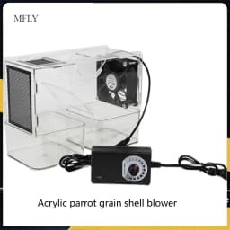 Mini Bird Grain Blowing Machine Household Washable Electric Bird Food Cereals Peeling Shell Blower Birds Supplies Tool