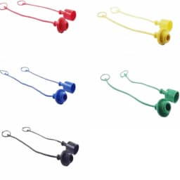 Agricultural Use Dust Cap 5 10 Sets Hydraulic Coupler Cap For Agricultural Machinery Hydraulic System Protection