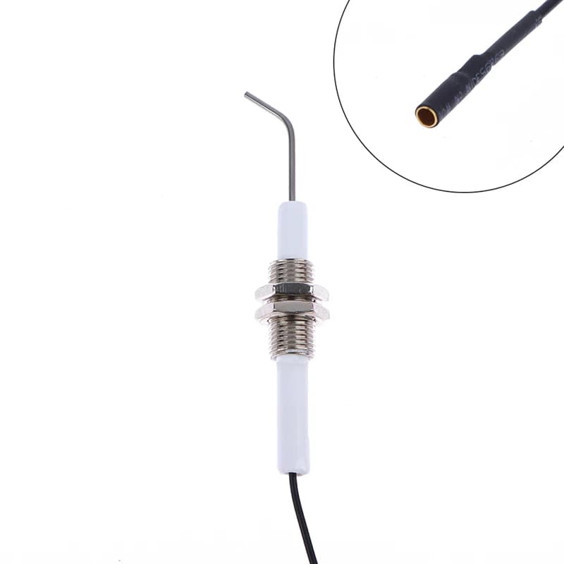 Ignition Plug Ceramic Electrode Igniter With Wire M10*1 Universal Gas Oven Heater Stove Ignition Accessories Electrode Spark