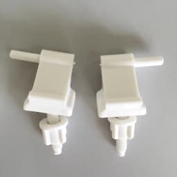 Toilet Seats Hinge Bolts Set Plastic White Toilet S-Eat Hinge Replacement Kit Toilet Seats Fastener Bathroom Accessories