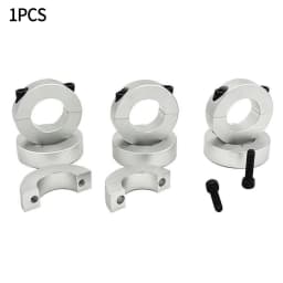 1PC Retaining Ring 6/8/10/22/28/32/40mm Aluminum Alloy Two Piece Clip Collar Anti-corrosion Treatment Interchangeable