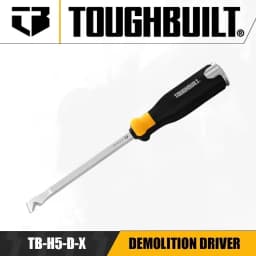 TOUGHBUILT High Hardness Aluminum Alloy Steel Cutter Head High Torque Rubber Handle Screwdriver Sold Separately Hand Tools