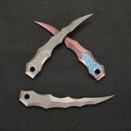 EDC Titanium Alloy Beads A Kinife Pendant Paracord Outdoor Decorations Necklace Bracelet Camping Gear EDC Tools