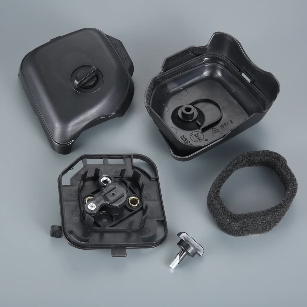Plastic 32 Hedge Lawn Mower Grass Trimmer Air Filter 2-Stroke Engine Sponge Filter Lawn Mower Parts Garden Tools Black