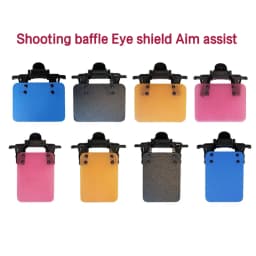 International Standard Shooting Glasses Blinders Occluder Clip Patches Eye Mask Aim Assistance Glasses Patches Enduring