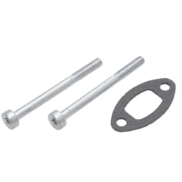 Exhaust Muffler Gasket Chainsaw Parts For FS55 Chainsaw Garden Tool Spare Parts Exhaust Muffler Metal