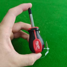 Milwaukee 4932471787/4932471780 Tri-Lobe Grip Stubby Screwdriver Set PH2 x 45mm/SL 1.2x6.5x45mm