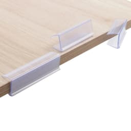 100pcs Glass Wood Shelf Edge Grip Strip Shelf Mounting Data Strip Price Talker Shelf Top Label Holder Sign Display Clip