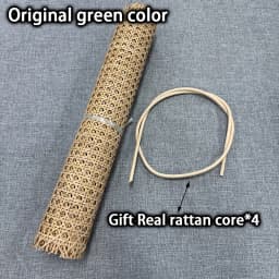 40/45/50/55cmWidth Rattan Roll, Natural Caning Material, Rattan Cane Webbing Roll Fabric Rattan Material for Furniture Gift Core
