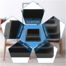 50MM square tube end cap plastic plug black plug square plug Furniture tables and chairs plastic square steel tube cover end cap