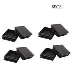50MM square tube end cap plastic plug black plug square plug Furniture tables and chairs plastic square steel tube cover end cap