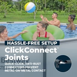 Bestway Steel Pro MAX 13' X 48" Above Ground Pool, Round Metal Frame Outdoor Swimming Pool Set With Filter Pump, Ladder, And Cov
