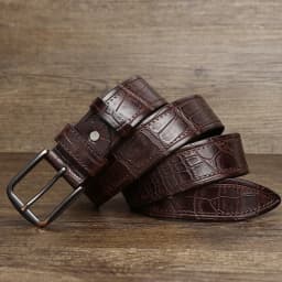 New Style Fashion Luxury Cowhide Design Men Belt Genuine Leather Individuality Pin Buckle Jeans Belts For Men's