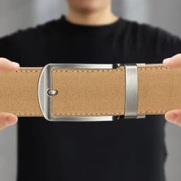 Men's PU Leather Belt Fashion Stylish Belts for Daily Life, Leisure, Party, Festival, Work, and Business Automatic Buckle