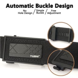 TUSHI New Hard Tactical EDC Belt for Men Concealed Carry Military Belt Men Waist Belt Thick Nylon Hunting IPSC Acessories Male