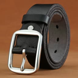 Belt men's leather needle buckle layer genuine cowhide stainless steel buckle men's belt youth casual handmade jeans belt