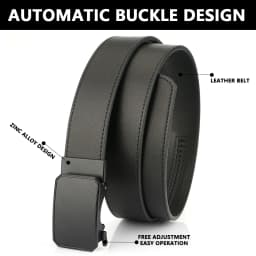 TUSHI Leather Tactical Belt for Men with Luxury Automatic Buckle High Quality IPSC Girdle Black Designer Belt