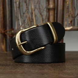 Belt Male Fashion Men's Luxury Designer Cowskin Belts for Jeans Genuine Leather Strap Pin Buckle Cummerbunds Ceinture Homme