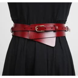 Women Head Layer Cowhide Suit Coat Wide Waistband ins Style Fashion European American Genuine Leather Waist Seal for Woman
